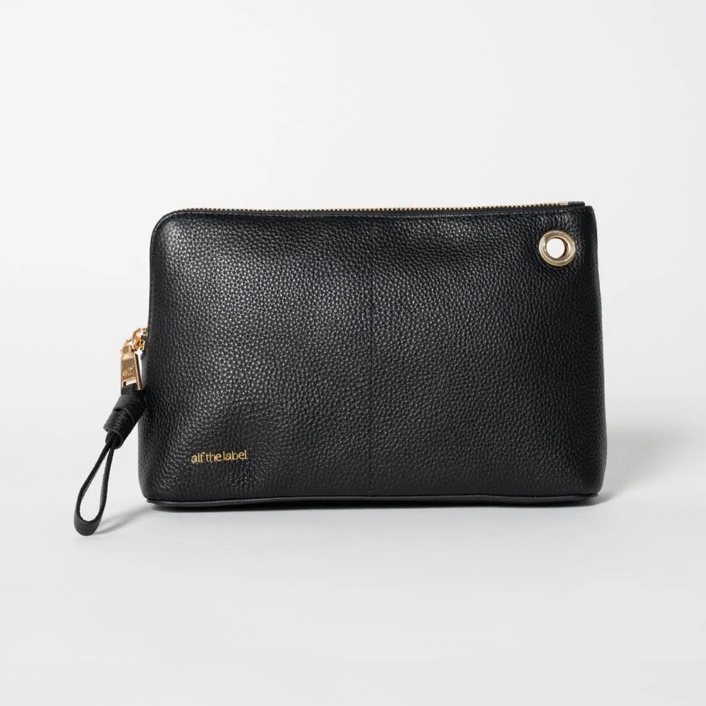 alf the label Luxe medium pouch with Grande carabiner